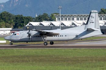 711 - Singapore - Air Force Fokker 50