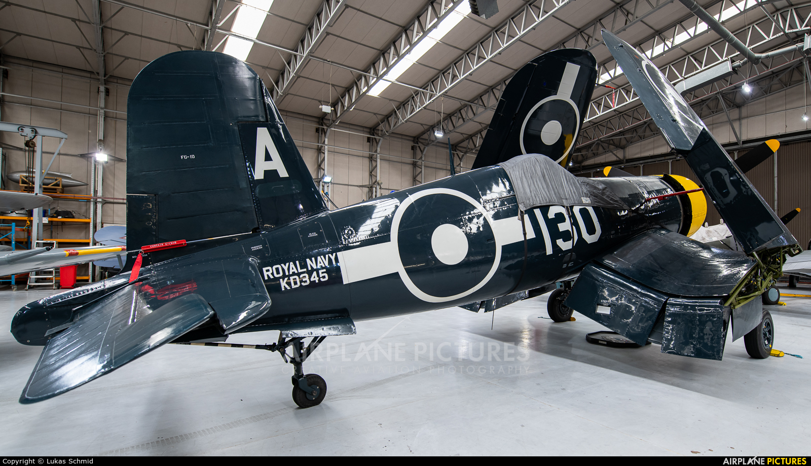 The Fighter Collection G-FGID aircraft at Duxford