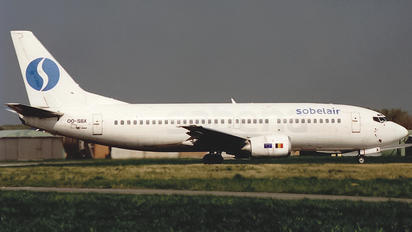 OO-SBX - Sobelair Boeing 737-300