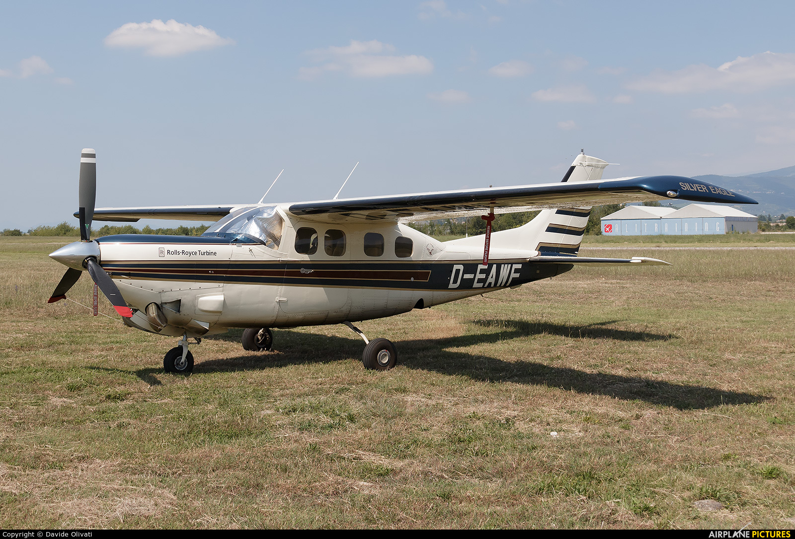 Private D-EAWF aircraft at Verona - Boscomantico
