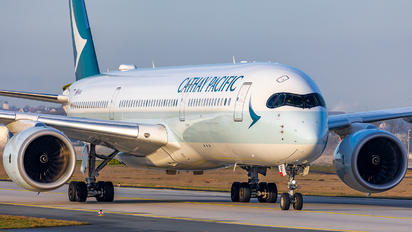 #1 Cathay Pacific Cargo Airbus A350-900 B-LQF taken by Aron Teppert