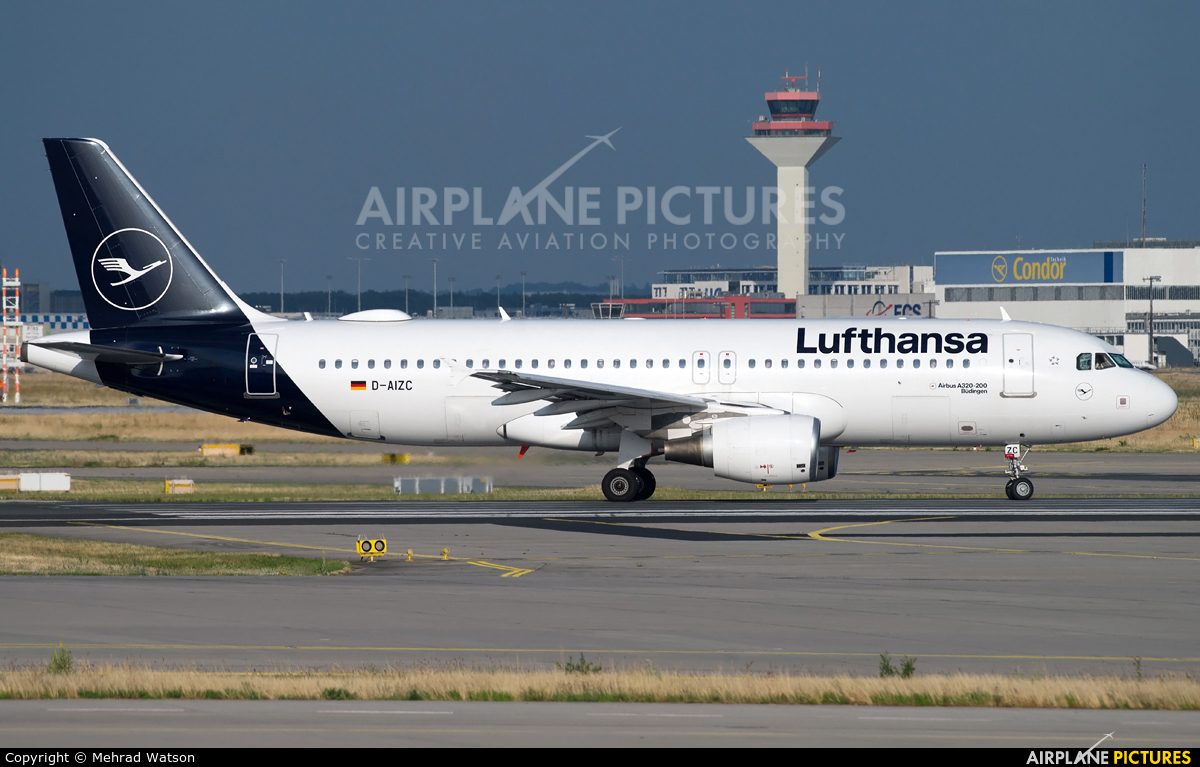 Lufthansa D-AIZC aircraft at Frankfurt