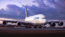 D-AIMM - Lufthansa Airbus A380 aircraft