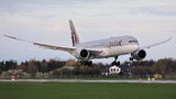 Qatar Airways Boeing 787-9 Dreamliner A7-BHF at Copenhagen Kastrup airport