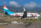 Luxair Boeing 737-800 LX-LBA at Santa Cruz de La Palma airport