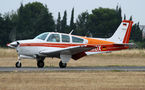 Private Beechcraft 33 Debonair / Bonanza D-EMOX at Perpignan - Rivesaltes (Llabanere) airport